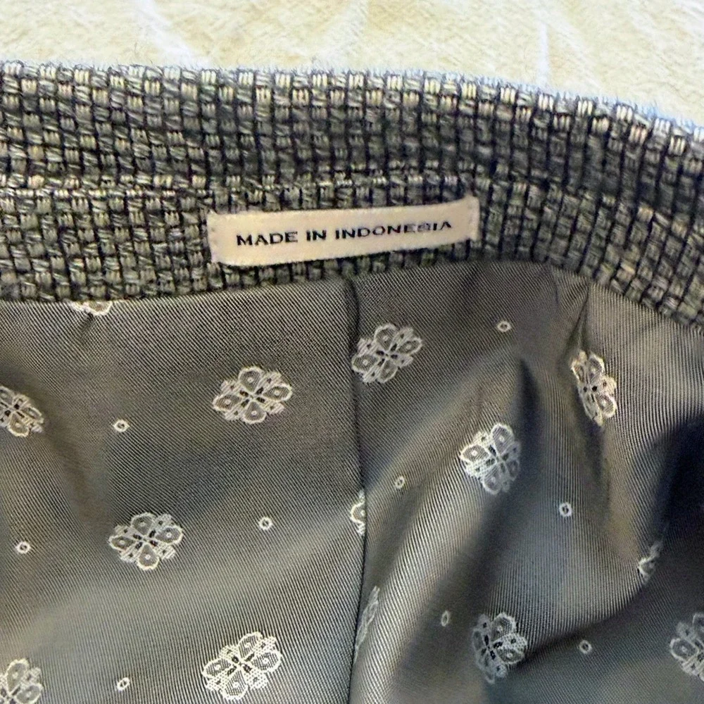 Joseph Abboud Men's Reda Linen Wool Blend Sport Coat Blazer Gray Weave Size 44L